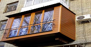 Внешняя отделка балкона Борзя цена от 1018 руб. м/2.